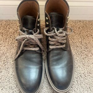 Men's Dark Brown Leather Boots